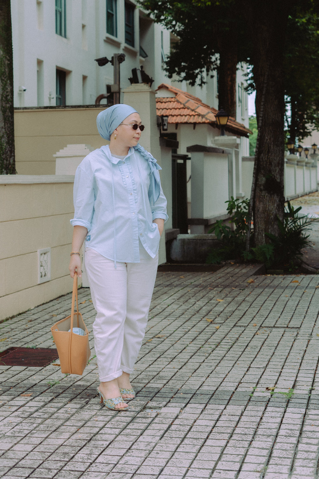 The Nadia Cotton Collared Shirt