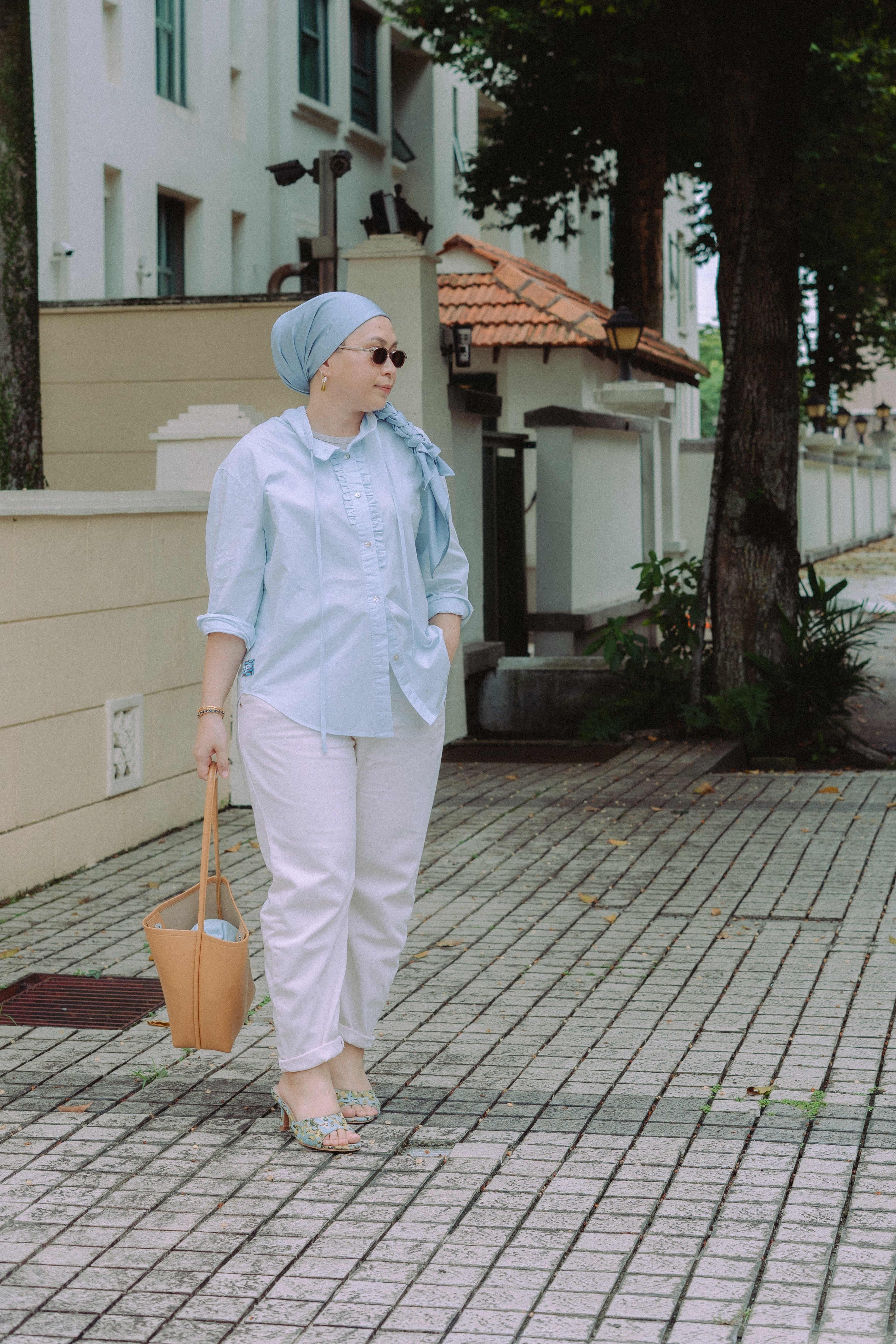 The Nadia Cotton Collared Shirt