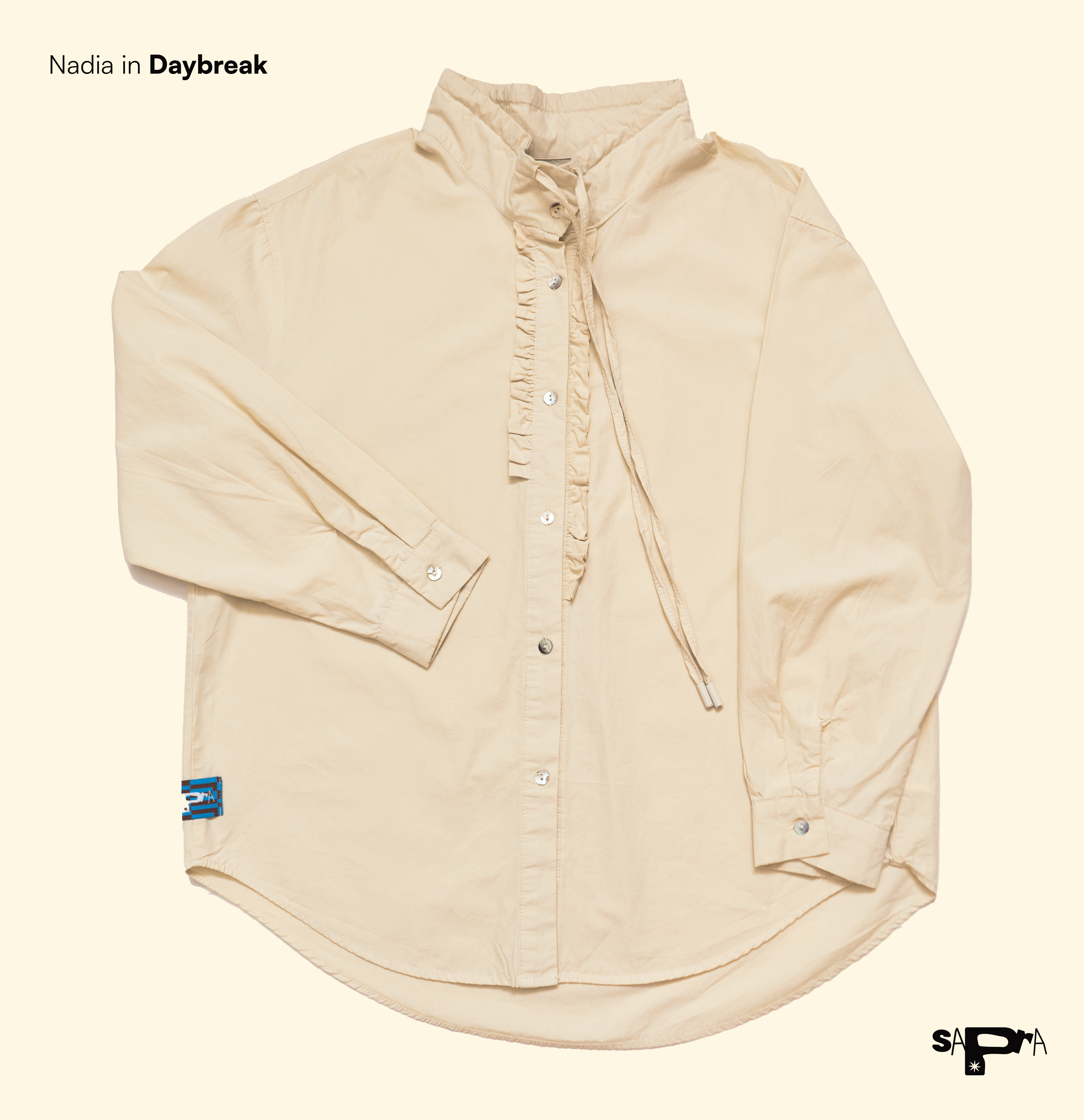 The Nadia Cotton Collared Shirt