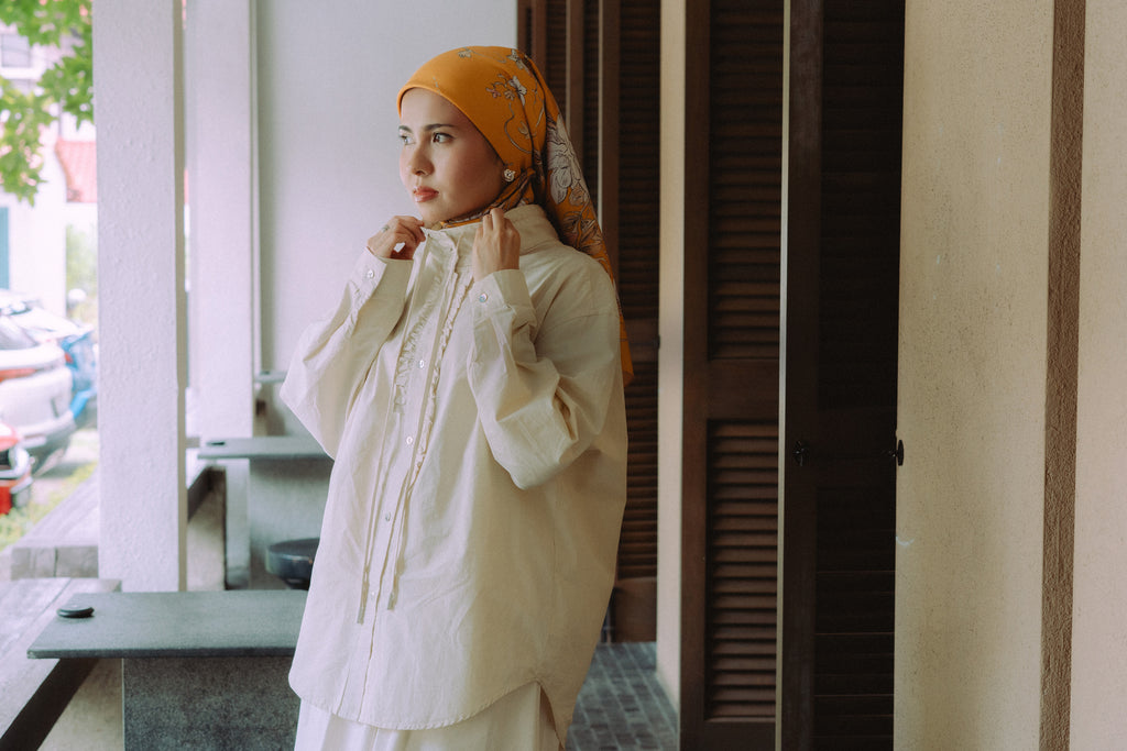 The Nadia Cotton Collared Shirt