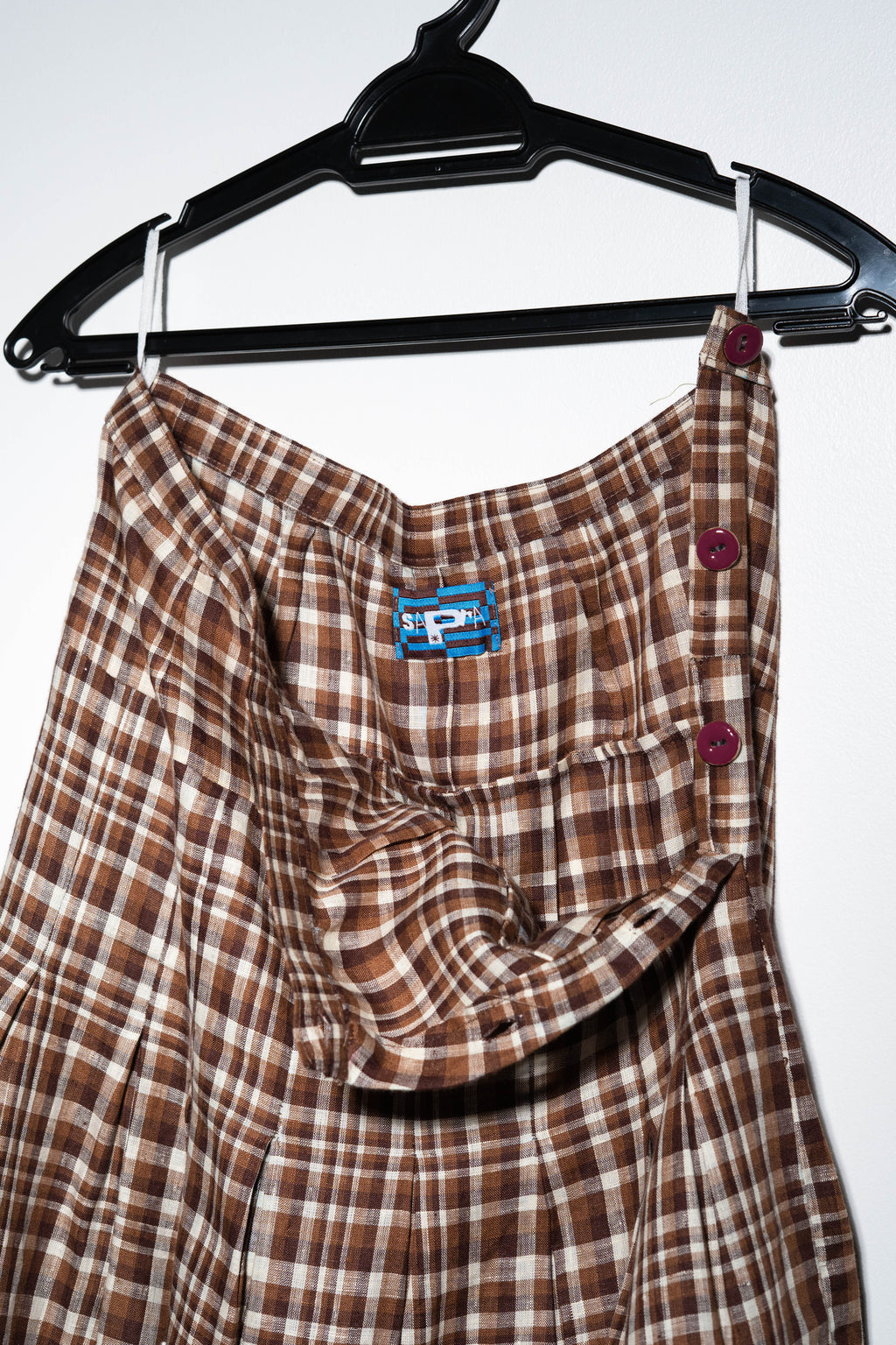 PURE LINEN PATCHWORK SAADA SKIRT